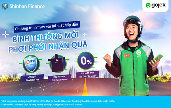 Shinhan Finance triển khai ưu đãi độc quyền dành riêng cho Đối tác tài xế của Gojek