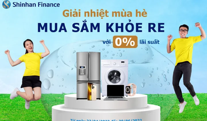 Shinhan Finance ưu đãi lãi suất từ 0%