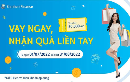 Shinhan Finance với “Vay ngay, Nhận quà liền tay”