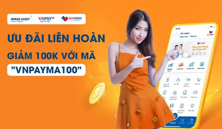 VÍ VNPAY tặng mã giảm trực tiếp khi thanh toán khoản vay MAFC