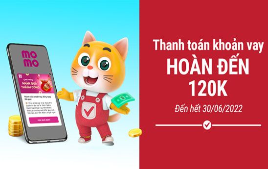 VietCredit ưu đãi thanh toán khoản vay, hoàn đến 120.000 đồng