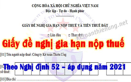 Quy trình xử lý đề nghị gia hạn nộp thuế, nộp tiền thuê đất năm 2021