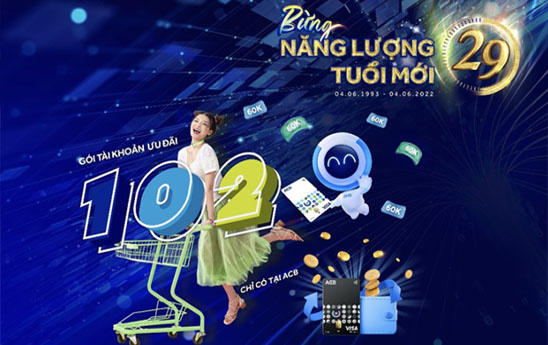 ACB dành tặng khách hàng nhiều chương trình ưu đãi