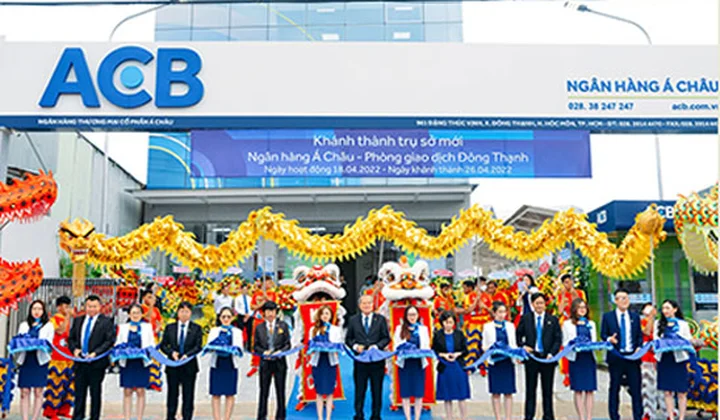 ACB khánh thành trụ sở mới Phòng giao dịch Đông Thạnh
