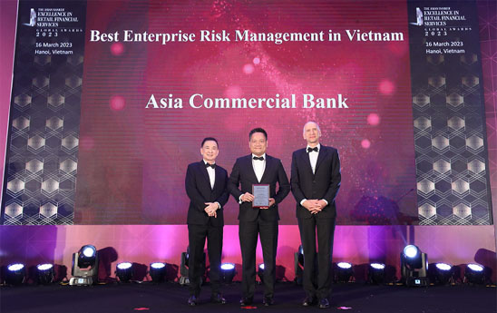 ACB nhận giải ngân hàng quản trị rủi ro tốt nhất việt nam 2022
