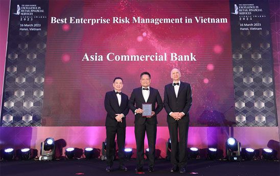 ACB nhận giải ngân hàng quản trị rủi ro tốt nhất việt nam 2022