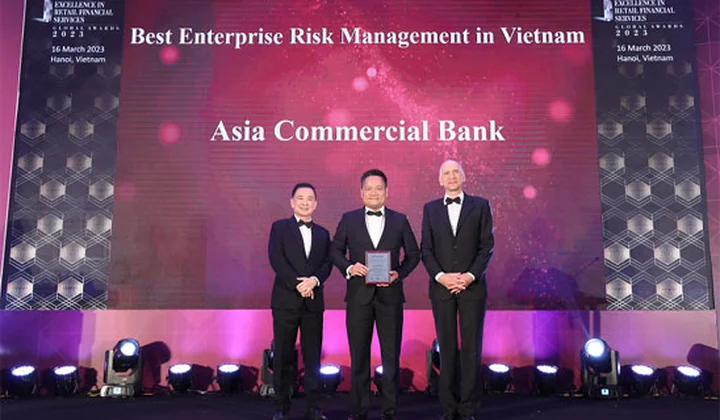 ACB nhận giải ngân hàng quản trị rủi ro tốt nhất việt nam 2022