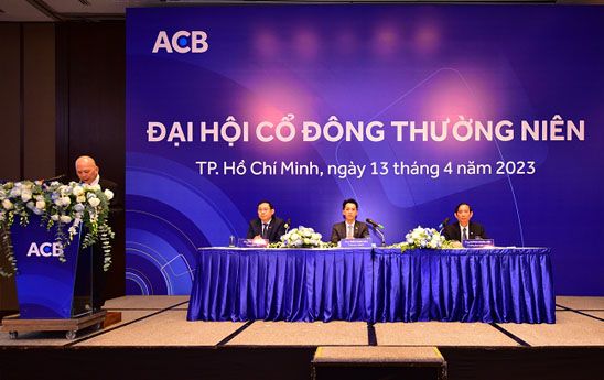 ACB thông qua kế hoạch lợi nhuận trước thuế 20.058 tỷ đồng và tăng vốn điều lệ lên 38.840 tỷ đồng trong năm 2023