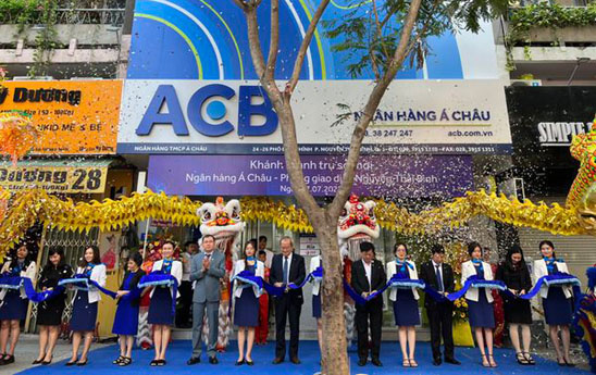 ACB tổ chức khánh thành trụ sở mới PGD Nguyễn Thái Bình