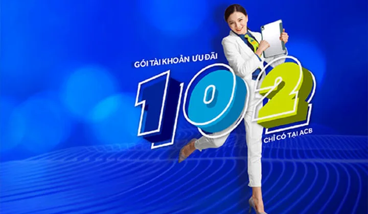 ACB tung “Gói tài khoản ưu đãi 1-0-2” dành cho giới trẻ