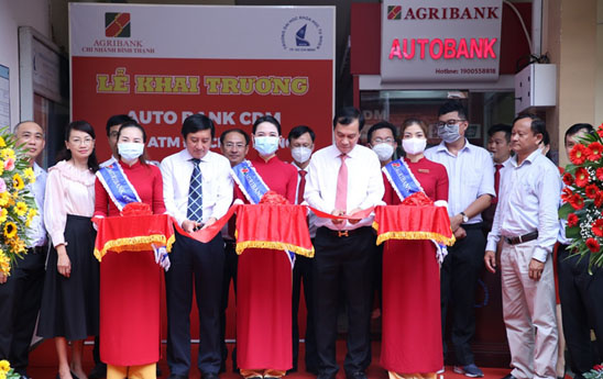 Agribank Bình Thạnh khai trương AutoBank CDM tại Đại học Khoa học Tự nhiên TP. Hồ Chí Minh