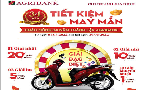 Agribank Gia Định triển khai chương trình tiết kiệm dự thưởng