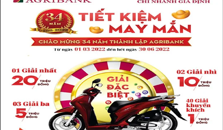 Agribank Gia Định triển khai chương trình tiết kiệm dự thưởng