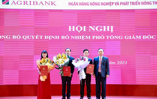 Agribank bổ nhiệm 3 Phó Tổng Giám đốc mới