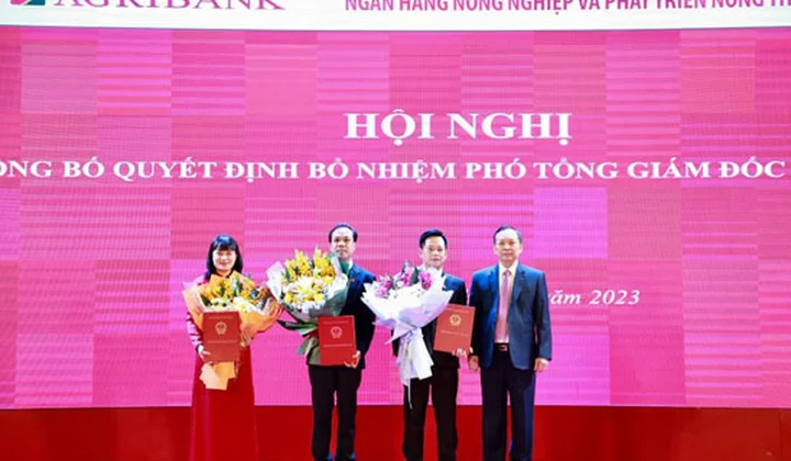 Agribank bổ nhiệm 3 Phó Tổng Giám đốc mới