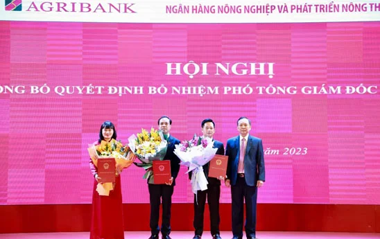 Agribank bổ nhiệm 3 Phó Tổng Giám đốc mới