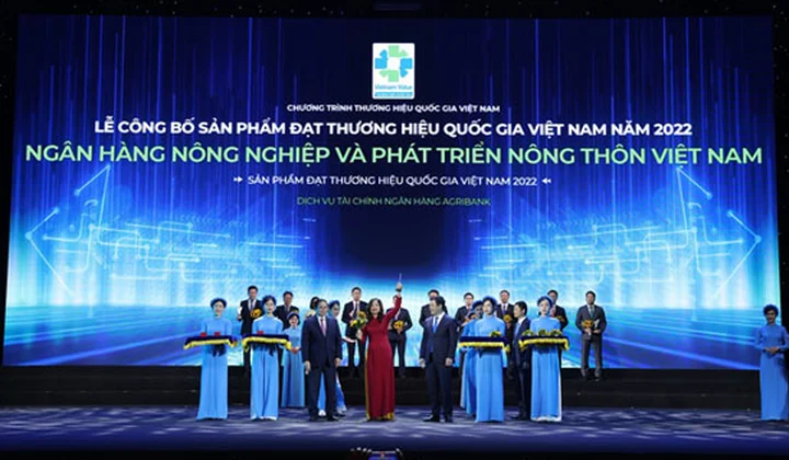 Agribank lần thứ 3 liên tiếp được vinh danh ở giải thưởng “Thương hiệu quốc gia”