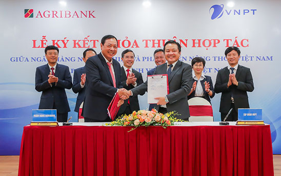 Agribank và Tập đoàn VNPT ký kết Thỏa thuận hợp tác toàn diện