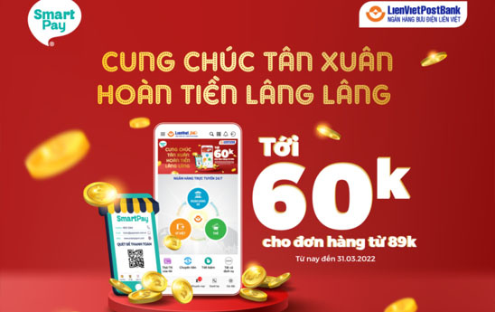 App LienViet24h hoàn tiền giao dịch thanh toán qua SmartPay