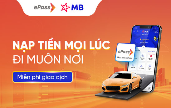 App MBBank giúp khách hàng nạp tiền vào tài khoản ePass dễ dàng và thuận tiện hơn