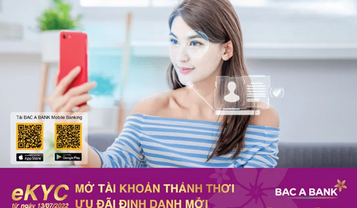 BAC A BANK khuyến mại hấp dẫn với “Mở tài khoản thảnh thơi - Ưu đãi định danh mới”