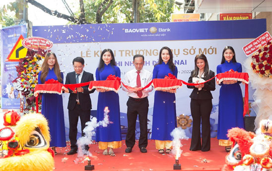BAOVIET Bank Đồng Nai khai trương trụ sở mới