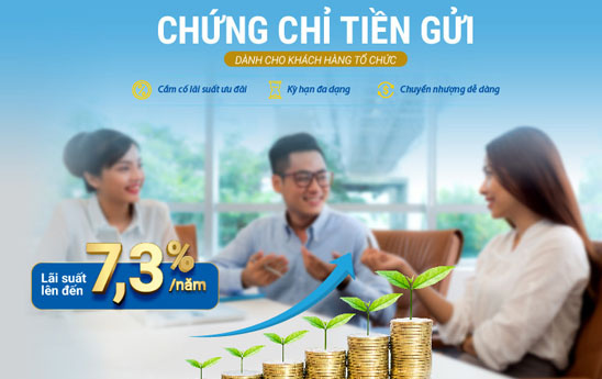 BAOVIET Bank phát hành chứng chỉ tiền gửi dành cho khách hàng tổ chức