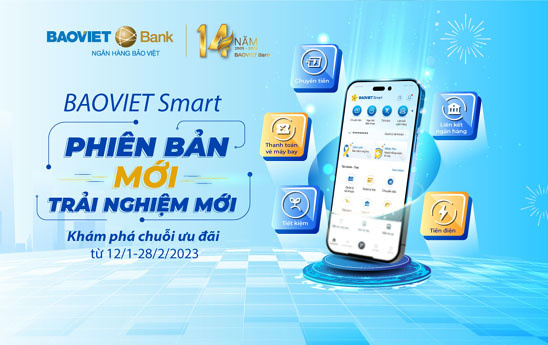 BAOVIET Bank ra mắt phiên bản mới BAOVIET Smart
