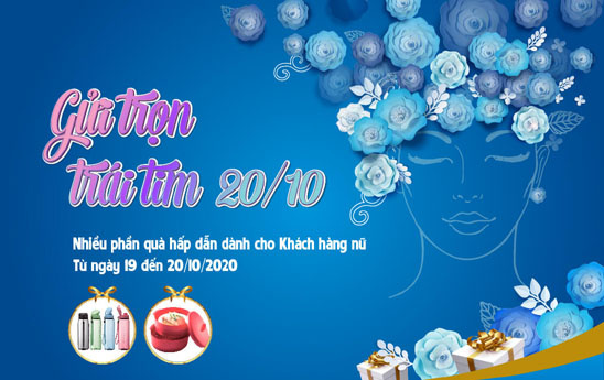BAOVIET Bank tri ân khách hàng nữ dịp 20/10