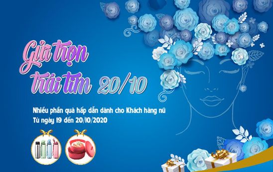 BAOVIET Bank tri ân khách hàng nữ dịp 20/10