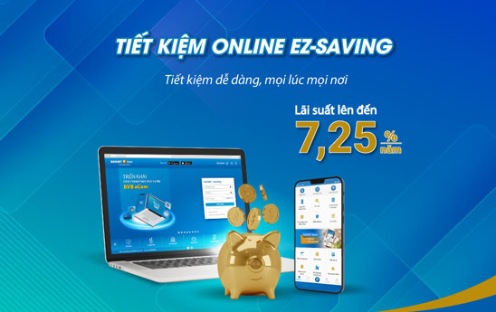 BAOVIET Bank tăng lãi suất tới 7,25%/năm cho khách hàng cá nhân gửi tiết kiệm online