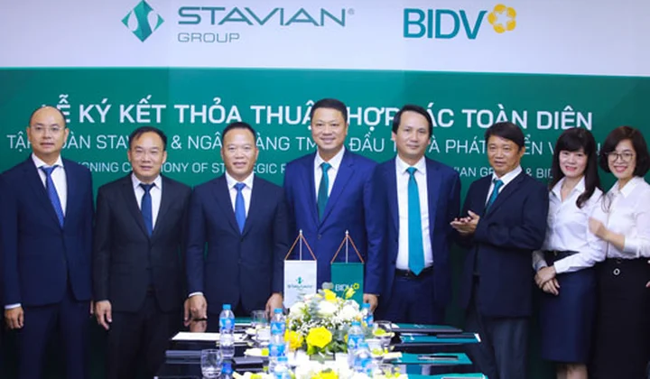 BIDV hợp tác toàn diện với Tập đoàn Stavian