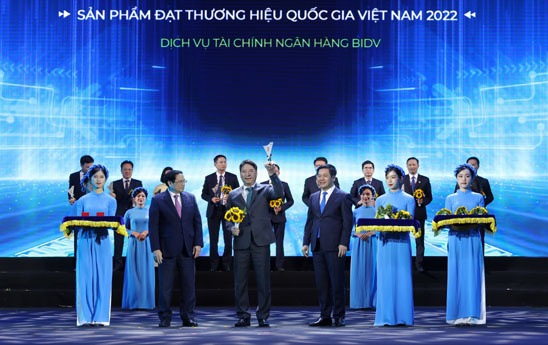 BIDV lần thứ 7 được vinh danh “Thương hiệu quốc gia”