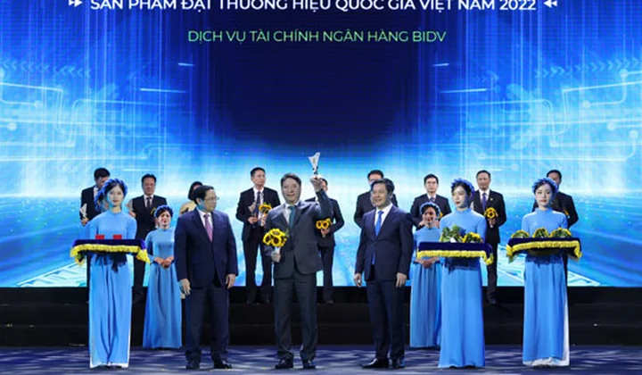 BIDV lần thứ 7 được vinh danh “Thương hiệu quốc gia”