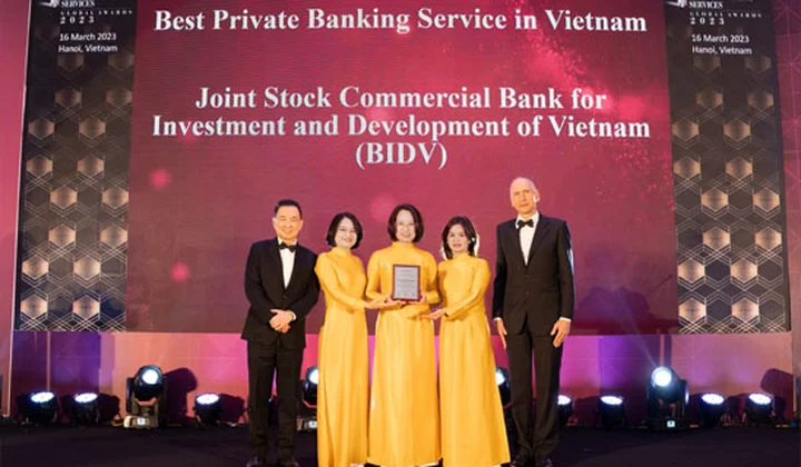 BIDV nhận 04 giải thưởng danh giá do tạp chí The Asian Banker bình chọn