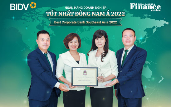 BIDV nhận cú đúp giải thưởng từ Tạp chí Global Banking and Finance