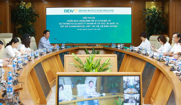 BIDV tích cực triển khai chương trình hỗ trợ lãi suất