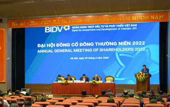 BIDV tổ chức Đại hội đồng cổ đông thường niên năm 2022
