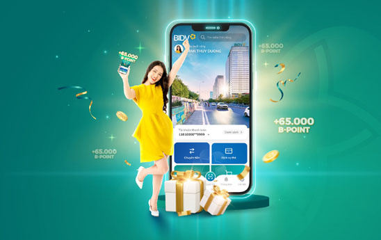 BIDV triển khai chương trình “Đăng ký BIDV SmartBanking - Rinh quà chất”