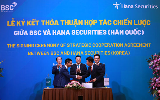 BSC và HSC ký thỏa thuận hợp tác chiến lược