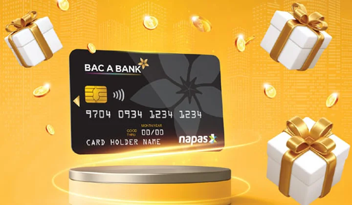 Bac A Bank tặng tiền vào tài khoản cho chủ thẻ ghi nợ nội địa