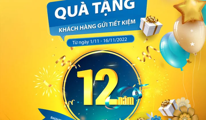 BaoVietBank Cần Thơ tặng quà cho khách hàng gửi tiết kiệm