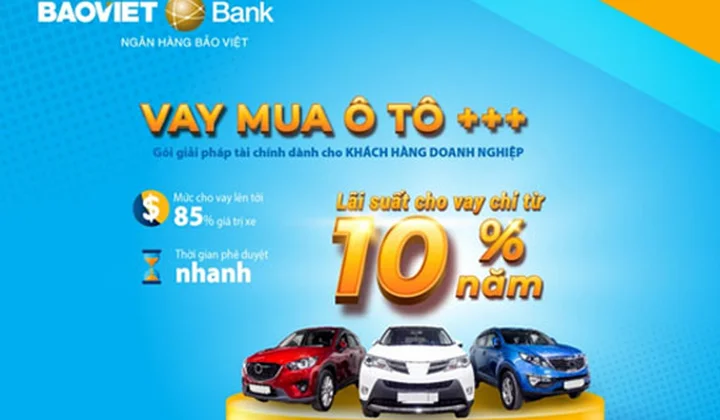 BaoVietBank triển khai chương trình “Tăng tốc cùng ô tô +++”