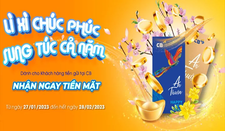CB lì xì khách hàng gửi tiết kiệm
