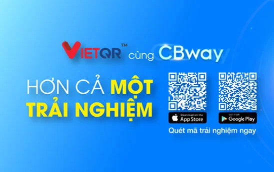 CB triển khai thêm tính năng VietQR trên ứng dụng ngân hàng số