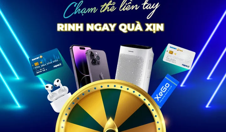 Chủ thẻ BAOVIET Bank nhận siêu ưu đãi trong chương trình "Chạm thẻ liền tay - Rinh ngay quà xịn"