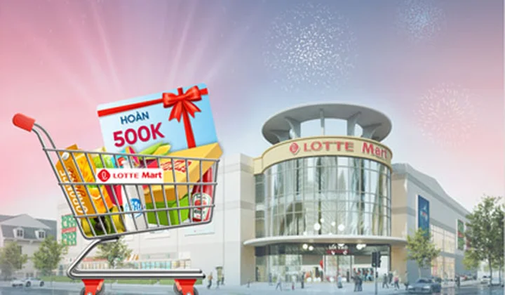 Chủ thẻ Vietinbank được hoàn đến 500.000 đồng khi thanh toán tại Lotte Mart TP. Vinh