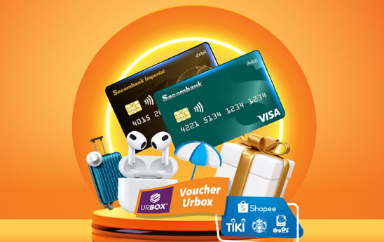 Chủ thẻ thanh toán Sacombank Visa có cơ hội nhận quà hấp dẫn với tổng giá trị quà tặng lên đến hơn 1 tỷ đồng