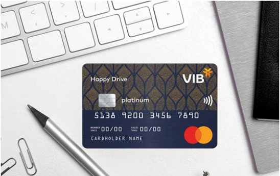 Chủ thẻ tín dụng VIB Happy Drive được tặng đến 500 lít xăng/năm và nhiều ưu đãi