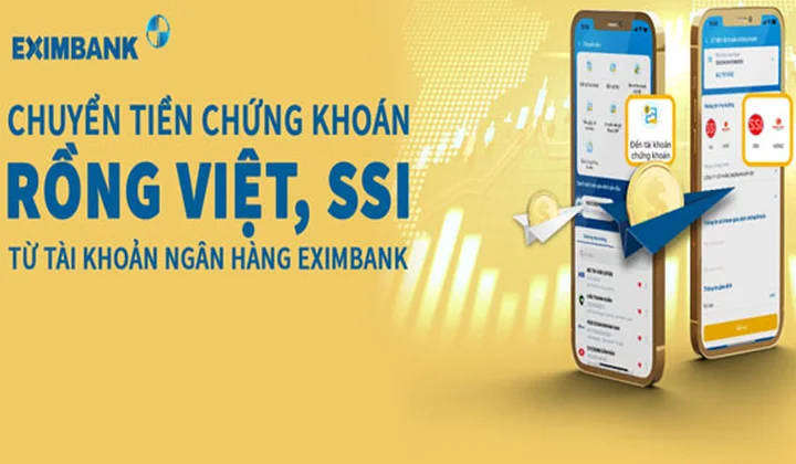 Chuyển tiền chứng khoán Online từ tài khoản Eximbank
